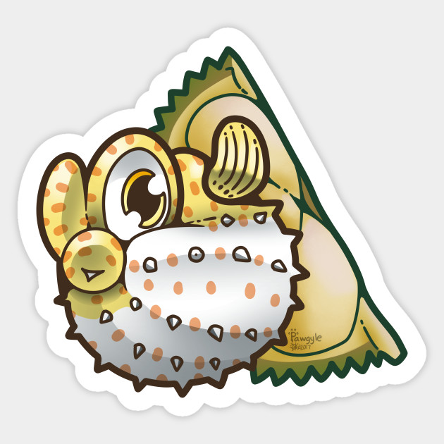 630x630 durian pufferfish - Durian Drawing