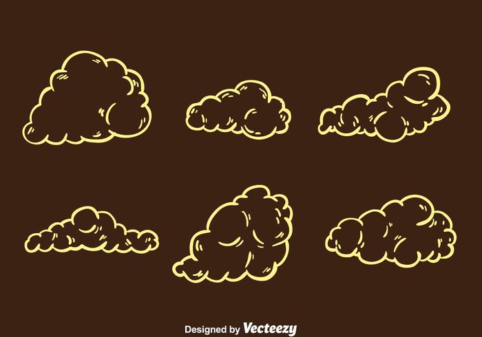 700x490 dust cloud cartoon effect vectors - Dust Cloud Drawing