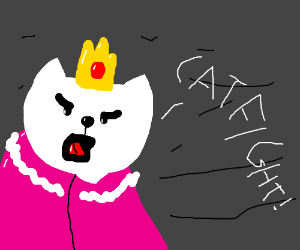 300x250 princess catfight in a dust cloud drawing - Dust Cloud Drawing