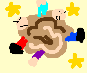 300x250 two guys fight in a dust cloud drawing - Dust Cloud Drawing