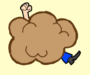 300x250 cartoon fight cloud of dust drawing - Dust Cloud Drawing