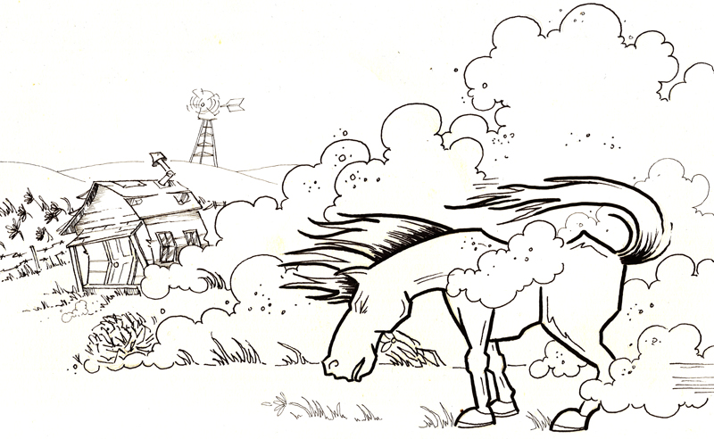 800x492 Drawings Tonya's Art - Dust Cloud Drawing