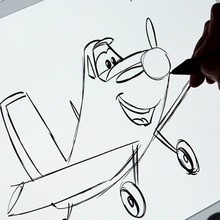 220x220 how to draw dusty crophopper from disney planes - Dusty Crophopper Drawing