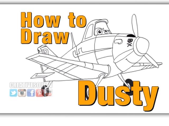 640x480 how to draw dusty from disney's animated movie planes - Dusty Crophopper Drawing