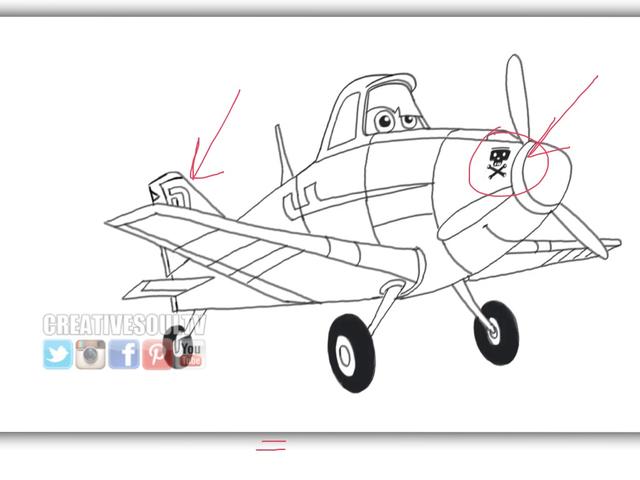 640x480 how to draw dusty from disney's animated movie planes - Dusty Planes Drawing
