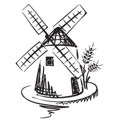 236x248 simple dutch windmill dutch clip art windmill drawing - Dutch Windmill Drawing