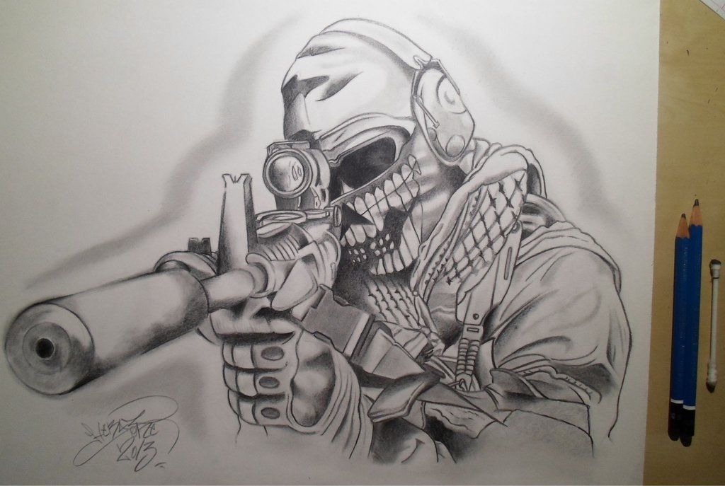 1024x687 Call Of Duty Drawing - Duty Drawing