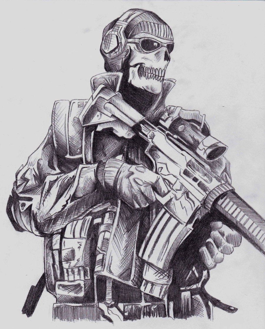 900x1117 Call Of Duty Drawings - Duty Drawing