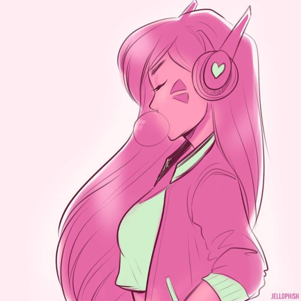 1024x1024 Love, D Va! Overwatch Amino - Dva Drawing
