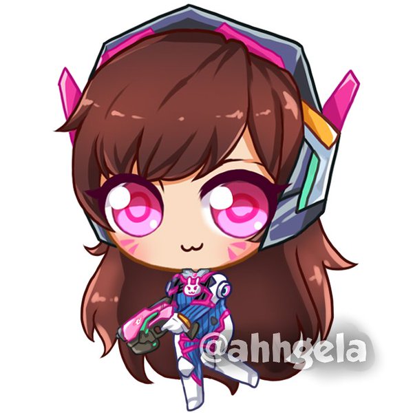 600x600 Angera On Twitter D Va Is So Cute U - Dva Drawing