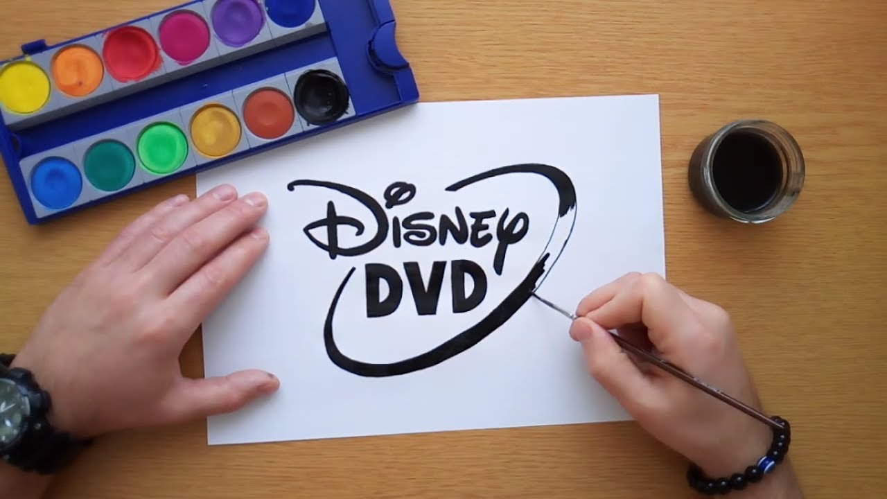 1280x720 how to draw the disney dvd logo - Dvd Drawing