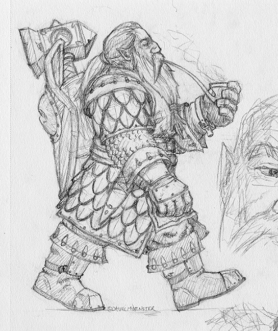 Dwarf Drawing at PaintingValley.com | Explore collection of Dwarf Drawing