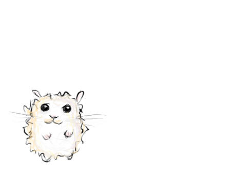 454x340 lil' dwarf hamster - Dwarf Hamster Drawing