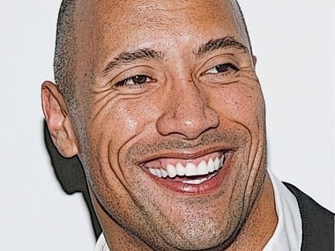 480x360 How To Draw The Rock - Dwayne Johnson Drawing