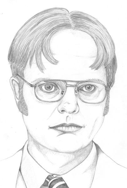 406x600 Dwight Schrute - Dwight Schrute Drawing