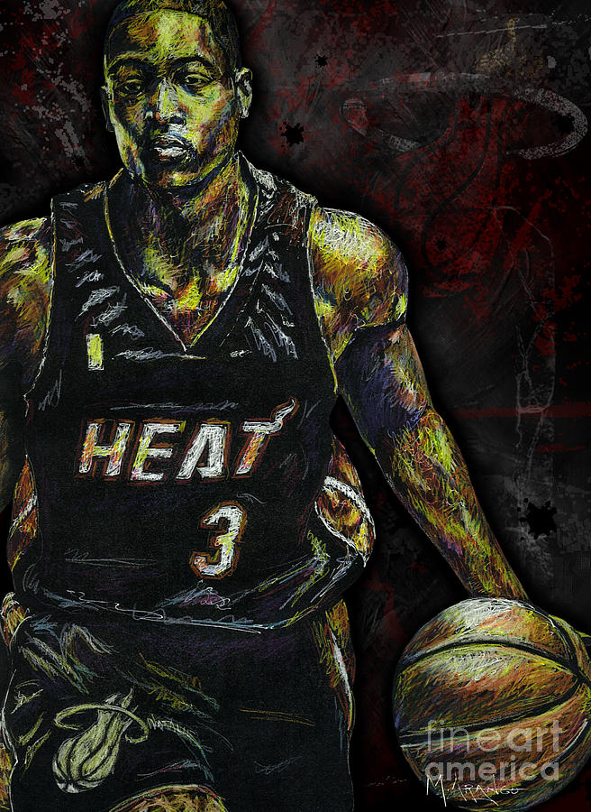656x900 dwyane wade drawing - Dwyane Wade Drawing
