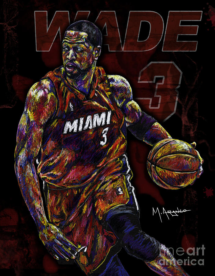 703x900 wade drawing - Dwyane Wade Drawing
