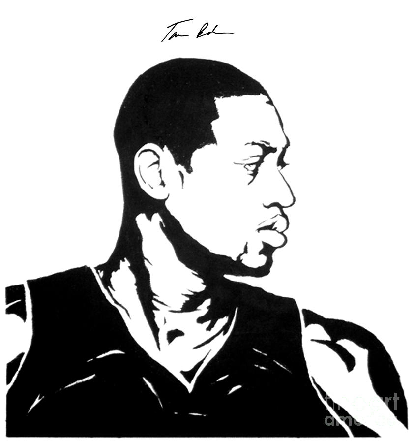 844x900 wade painting - Dwyane Wade Drawing