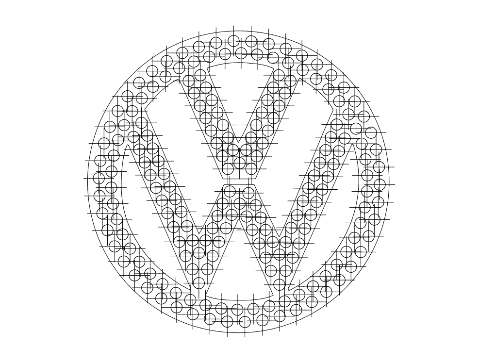 987x748 Vw Logo Dxf Free Download - Dxf Drawing