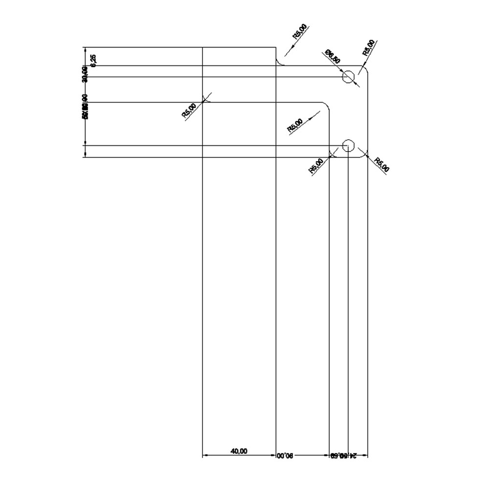 1000x1000 Dxf - Dxf Drawing