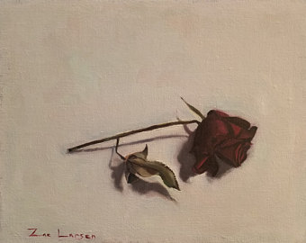 340x270 dying rose art etsy - Dying Rose Drawing