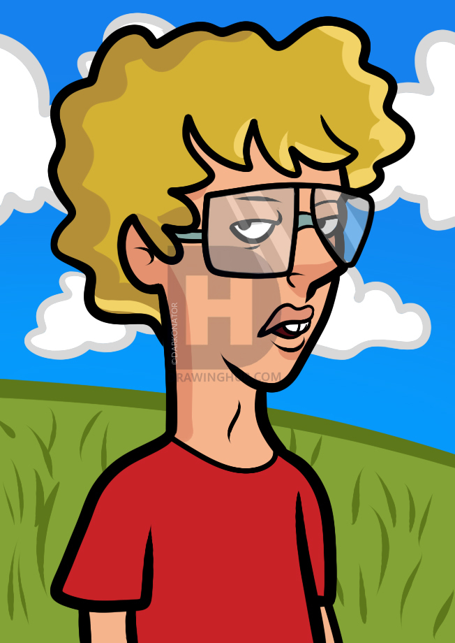 652x920 How To Draw Napoleon Dynamite, Step - Dynamite Drawing