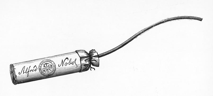 900x406 Nobel - Dynamite Drawing