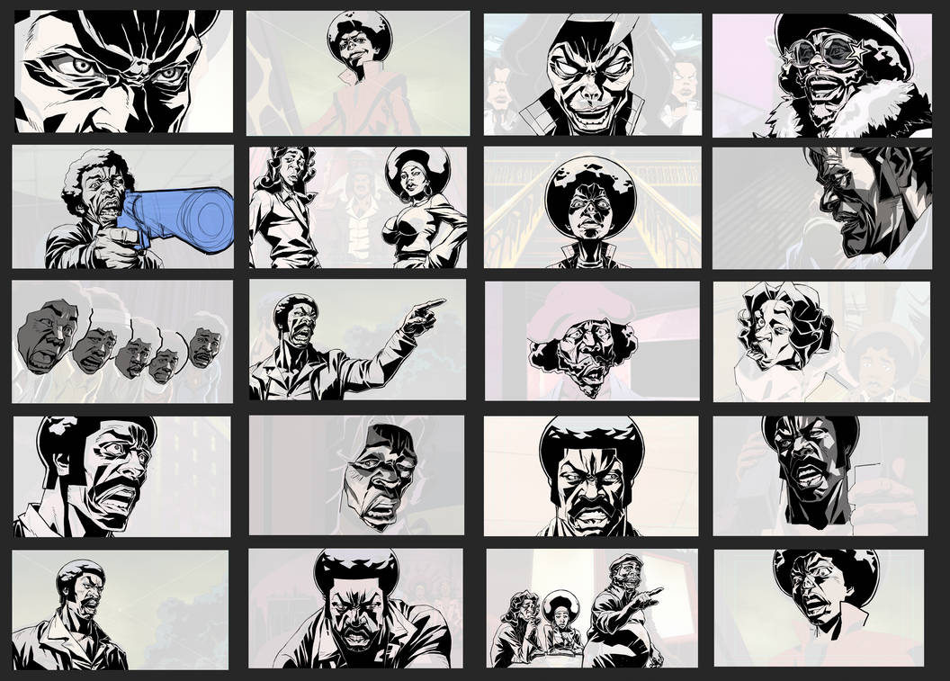 1056x757 Black Dynamite Drawing Notes - Dynamite Drawing