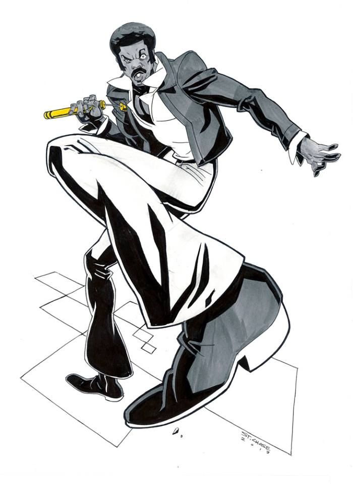 700x960 Black Man In The Future Shit Photo Super Heroes - Dynamite Drawing