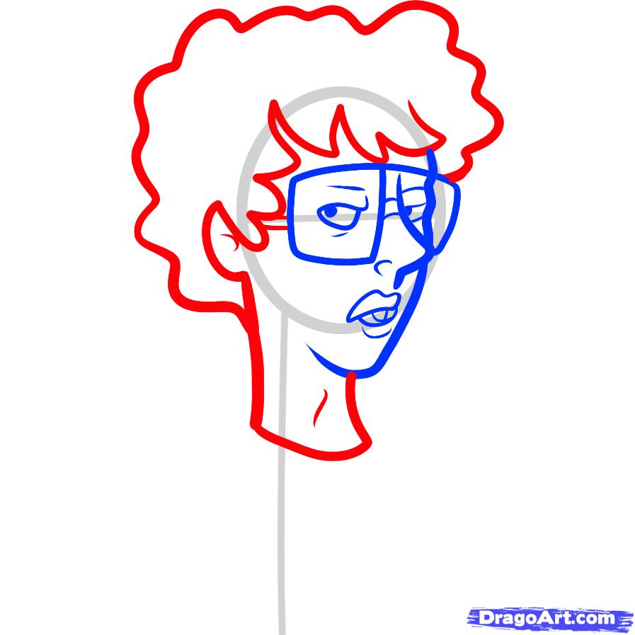 897x897 Draw Napoleon Dynamite, Step - Dynamite Drawing