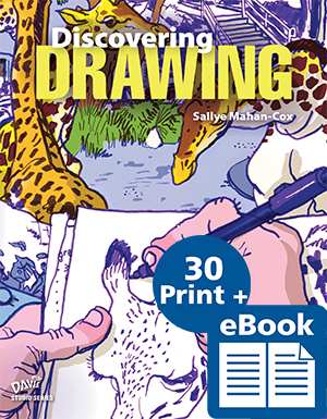 300x385 discovering drawing, ebook class set with printed student books - E Book Drawing