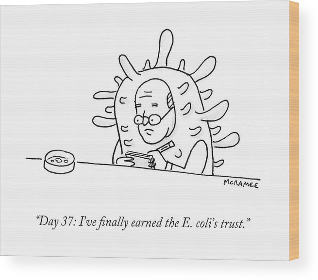 655x577 Man Taken Over - E Coli Drawing