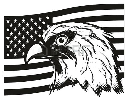 450x355 Coloring Pages For Girls Disney Adults Kids Animals Eagle And Flag - Eagle And Flag Drawing