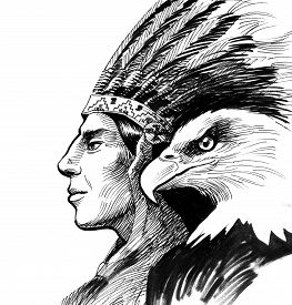 263x275 Eagle Draw Photos And Images Crystalgraphics - Eagle Black And White Drawing