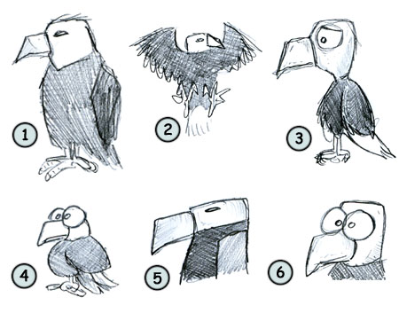 450x353 Drawing A Cartoon Eagle - Eagle Cartoon Drawing