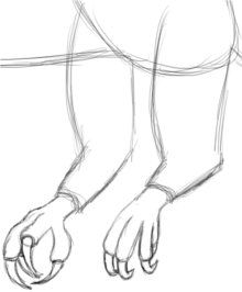 220x266 How To Draw An Eagle Adding Claws Step And Since We're - Eagle Claws Drawing