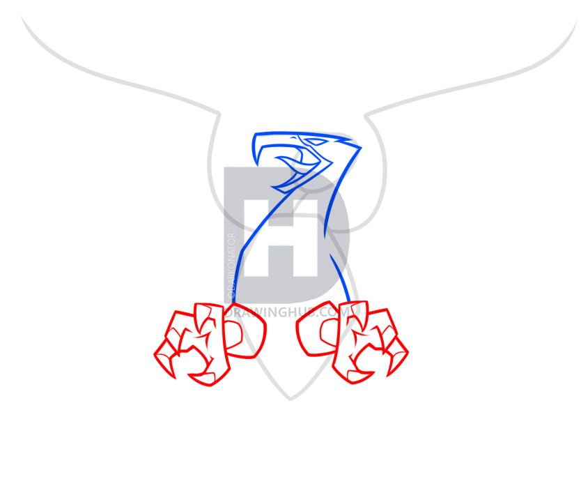 834x720 Eagle Talon Drawings - Eagle Claws Drawing