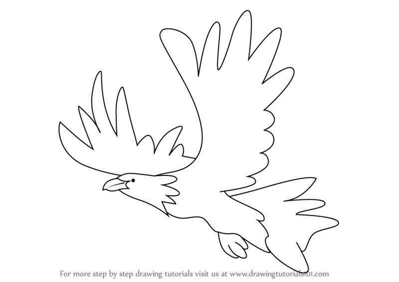 800x566 Learn How To Draw An Eagle For Kids - Eagle Drawing Easy