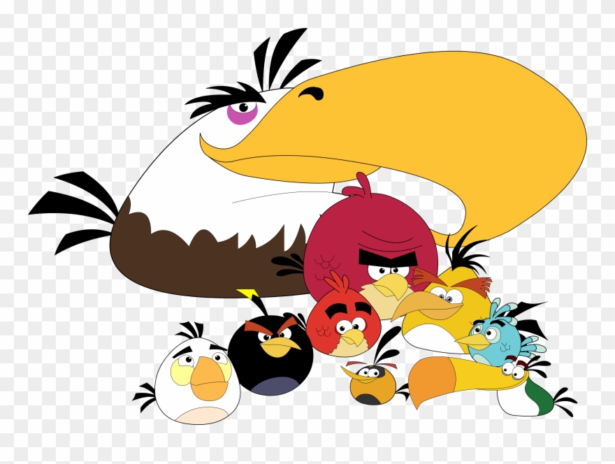 880x664 Angry Birds Birthday Cake For Kids - Eagle Drawing For Kids