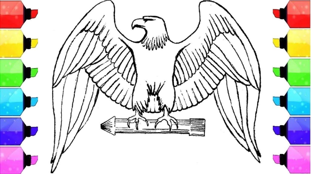 1280x720 how to draw a eagle eagle drawing for kids how to draw an eagle - Eagle Drawing For Kids