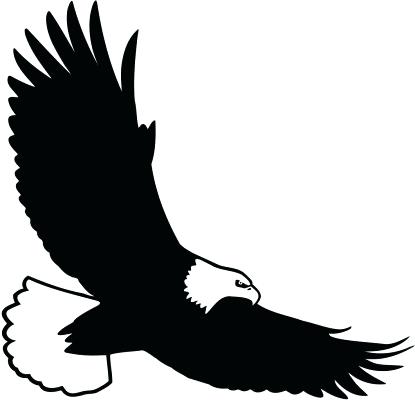 415x400 Clip Art Bald Eagle Library Outline Images License Personal Use - Eagle Drawing Outline