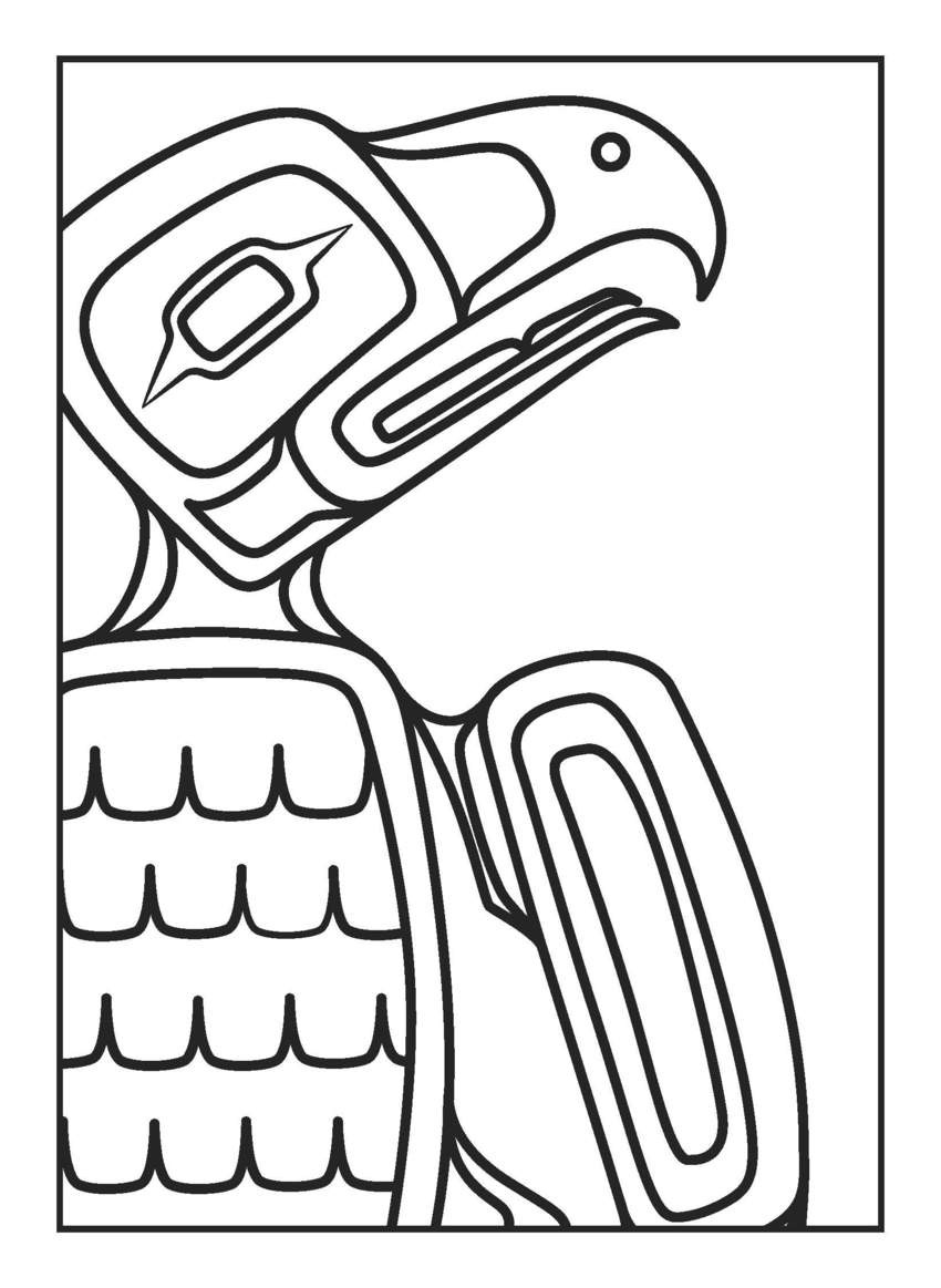 850x1163 Eagle Outline - Eagle Drawing Outline
