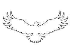 236x182 Best Eagle Outline Images American Freedom, American History - Eagle Drawing Outline