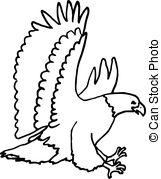 161x179 Eagle Outline, Art Vector Decoration - Eagle Drawing Outline