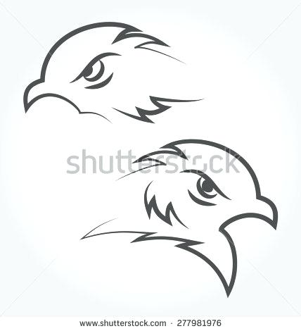 428x470 bald eagle outline bald eagle outline head - Eagle Drawing Outline