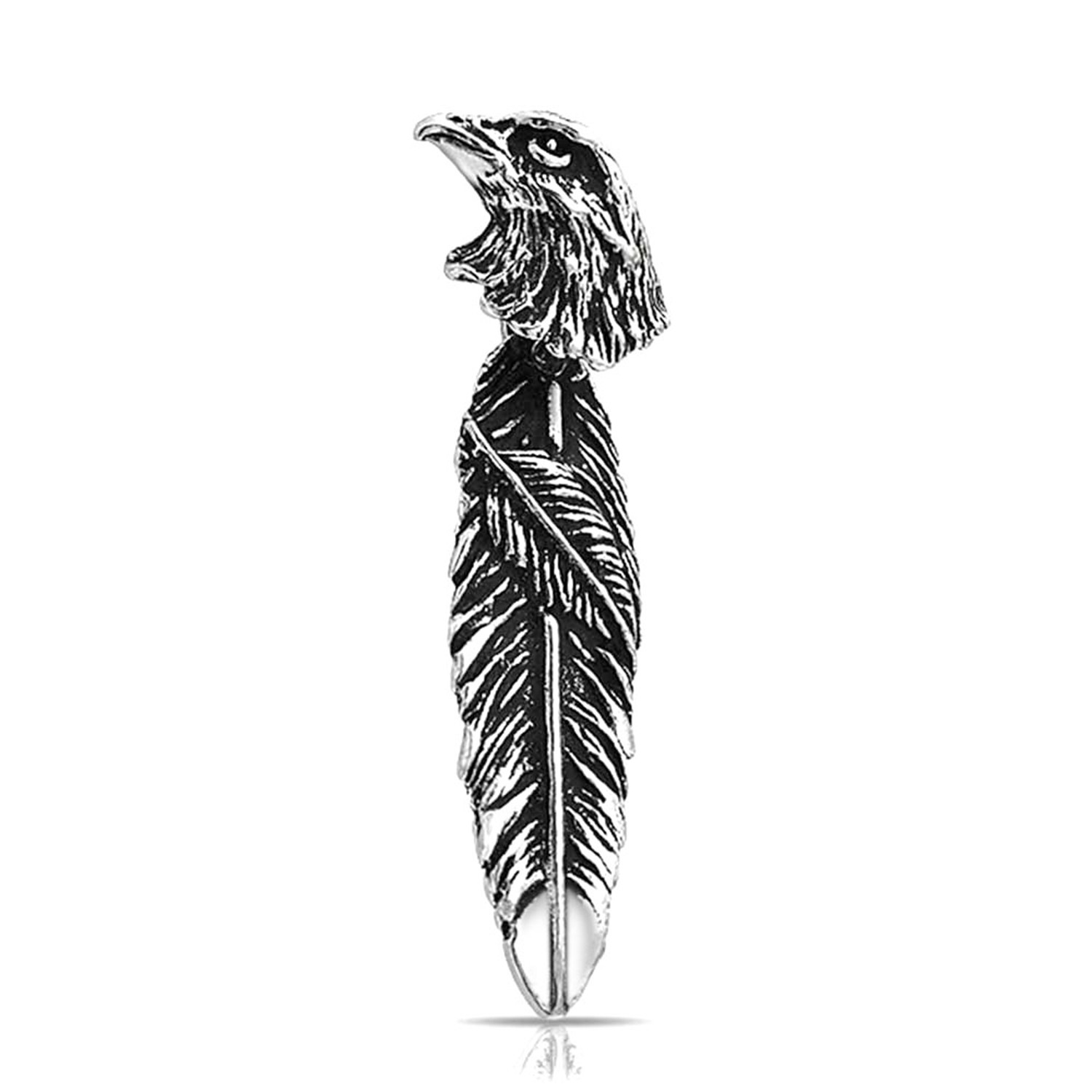 1500x1500 Native American Style Eagle Feather Leaf Dangling Pendant - Eagle Feather Drawing