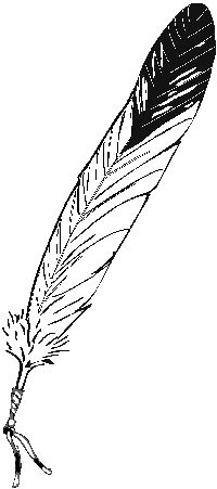 200x451 About Blackhawk Middle School - Eagle Feather Line Drawing