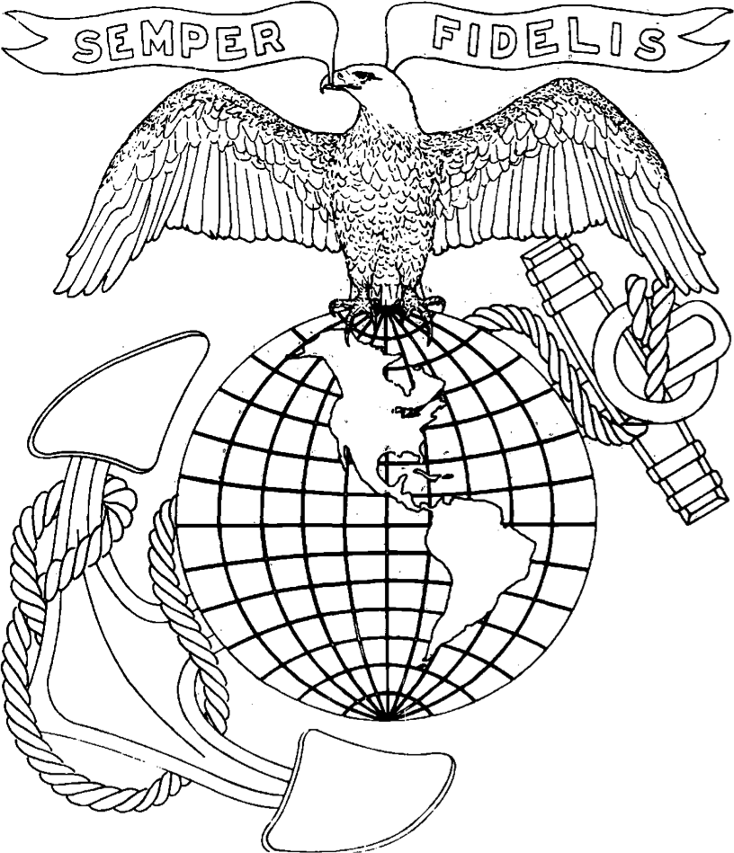 816x949 office of u s marine corps communication gt units gt marine corps - Eagle Globe And Anchor Drawing