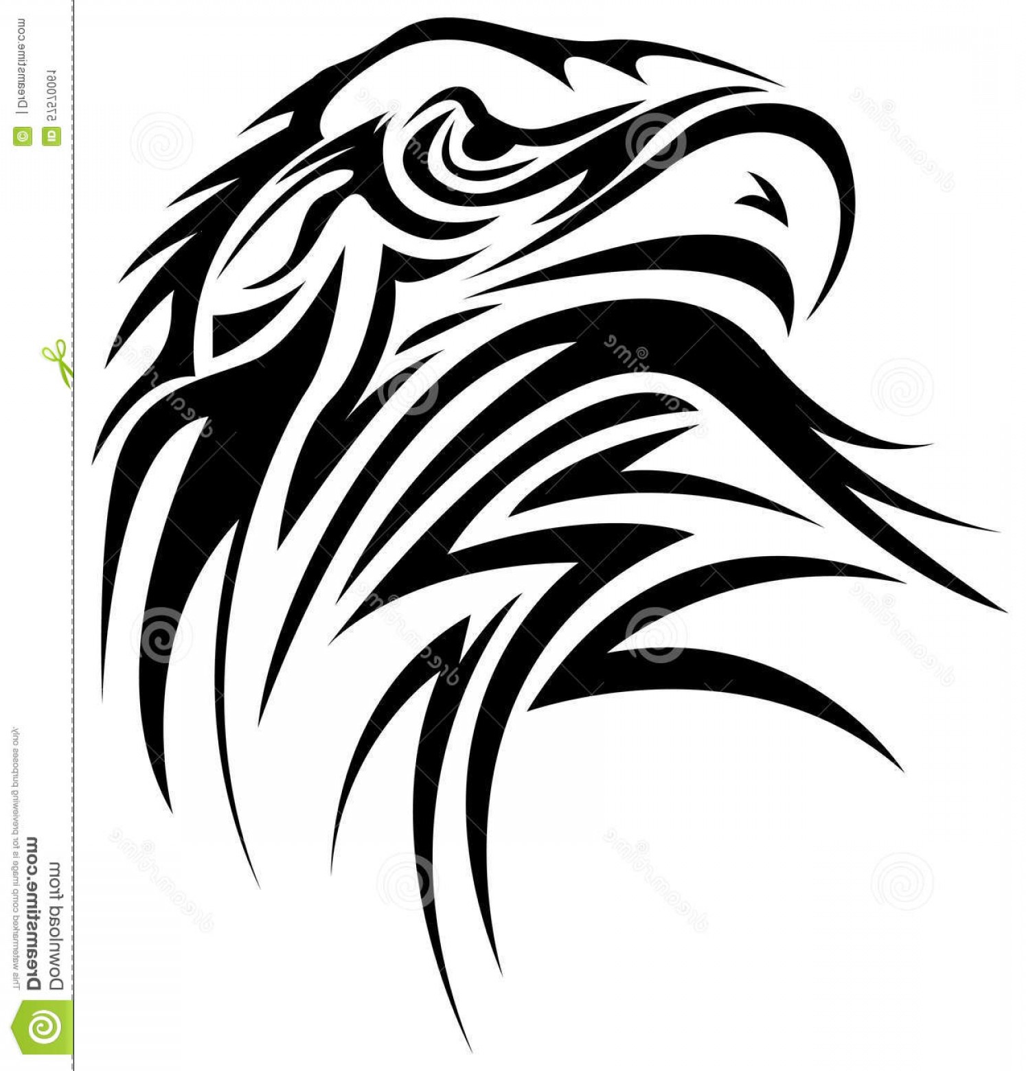 1494x1560 Stock Illustration Eagle Head Line Art Tattoo Design Image Soidergi - Eagle Head Line Drawing