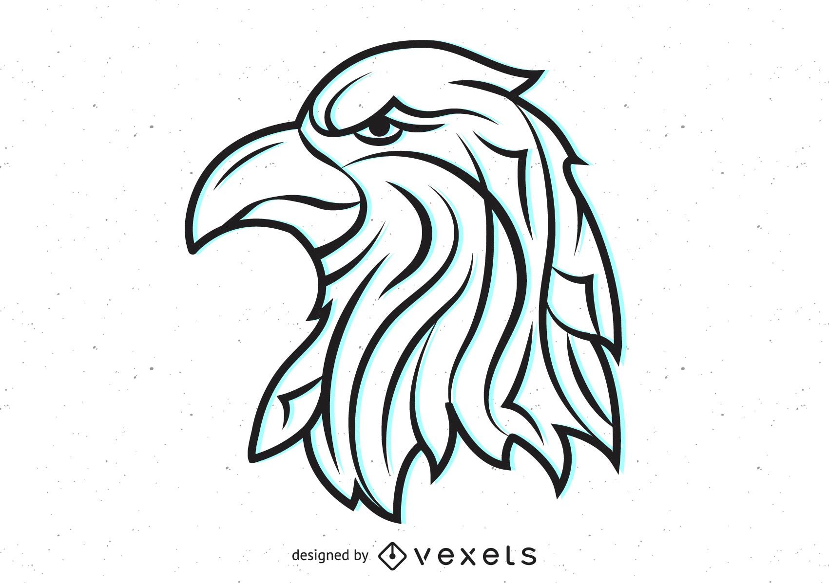 1701x1198 Vector Tribal Eagle Head - Eagle Head Line Drawing